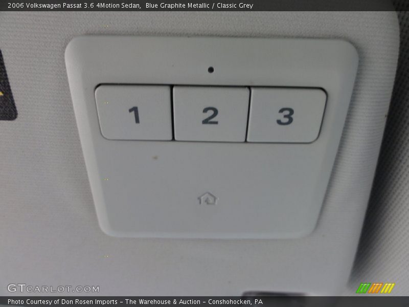 Controls of 2006 Passat 3.6 4Motion Sedan