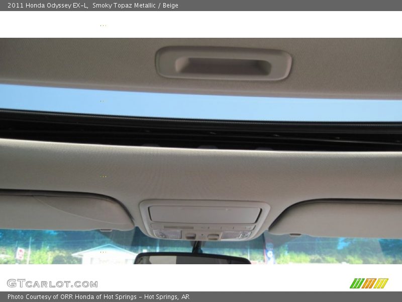 Smoky Topaz Metallic / Beige 2011 Honda Odyssey EX-L