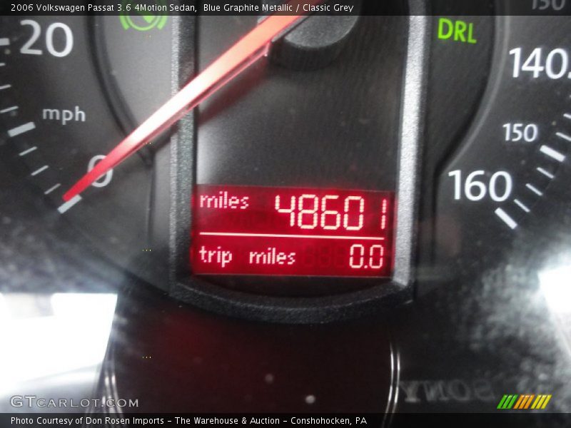 Blue Graphite Metallic / Classic Grey 2006 Volkswagen Passat 3.6 4Motion Sedan