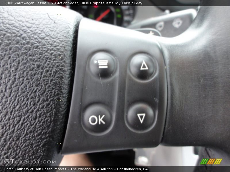 Controls of 2006 Passat 3.6 4Motion Sedan