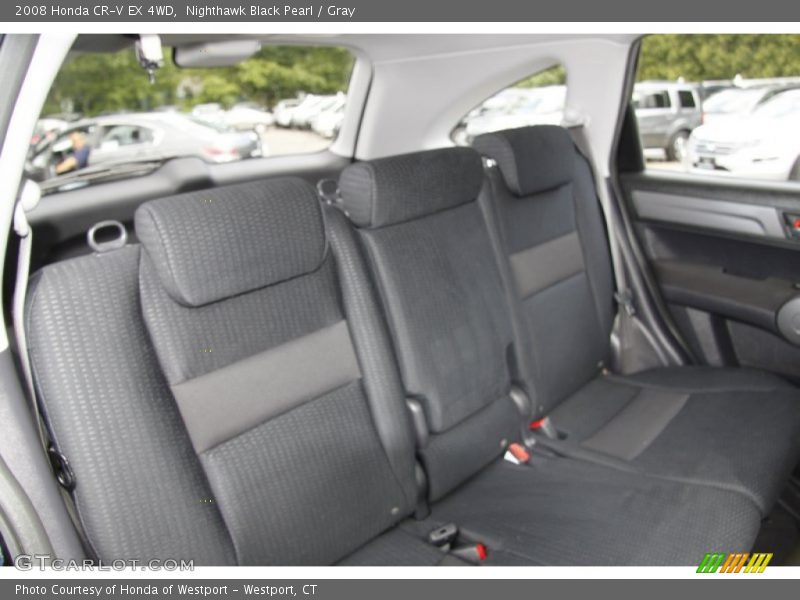 Nighthawk Black Pearl / Gray 2008 Honda CR-V EX 4WD