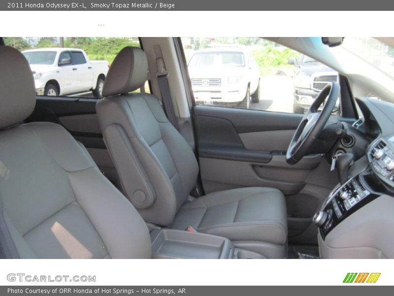 Smoky Topaz Metallic / Beige 2011 Honda Odyssey EX-L