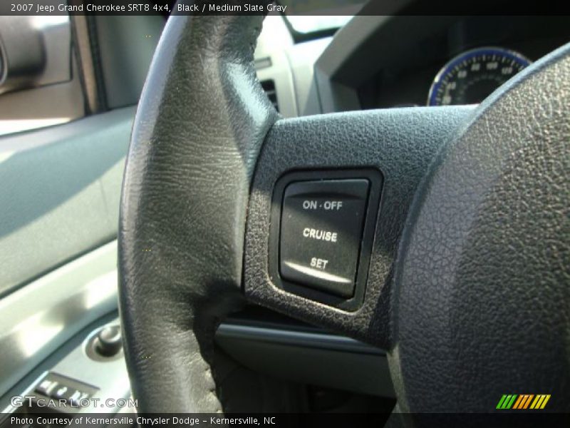 Black / Medium Slate Gray 2007 Jeep Grand Cherokee SRT8 4x4