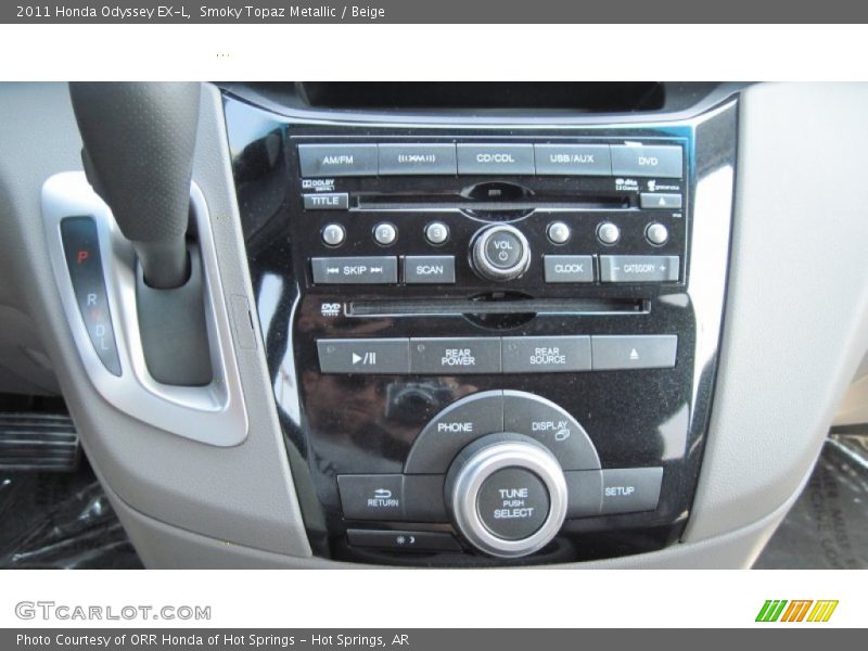 Smoky Topaz Metallic / Beige 2011 Honda Odyssey EX-L