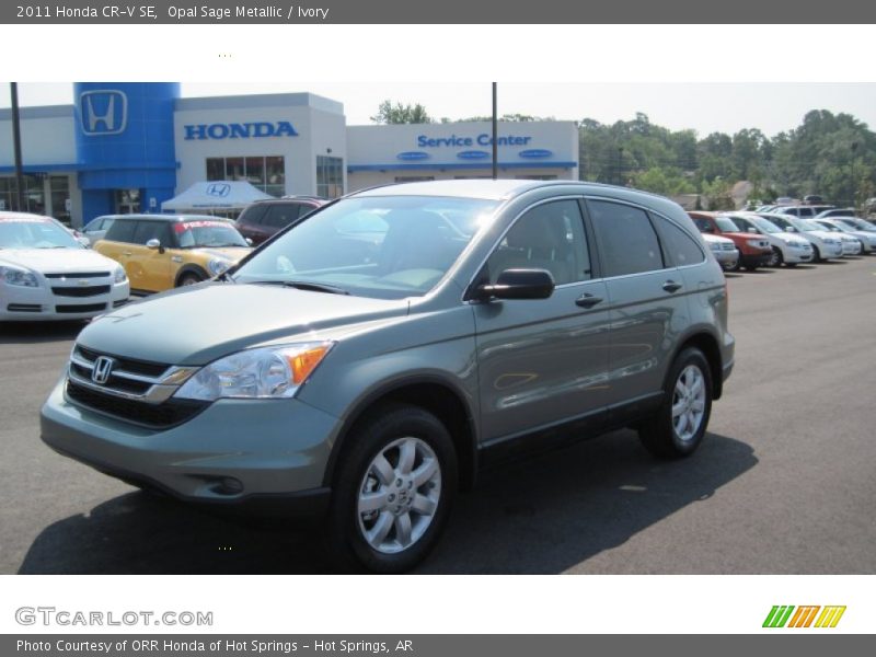 Opal Sage Metallic / Ivory 2011 Honda CR-V SE