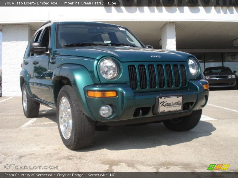 Timberline Green Pearl / Taupe 2004 Jeep Liberty Limited 4x4