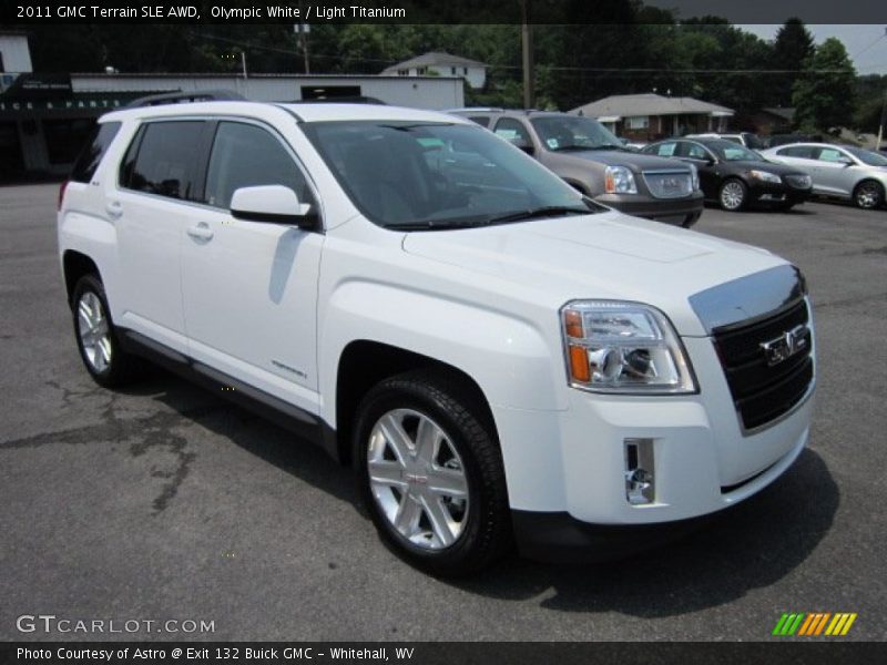 Olympic White / Light Titanium 2011 GMC Terrain SLE AWD