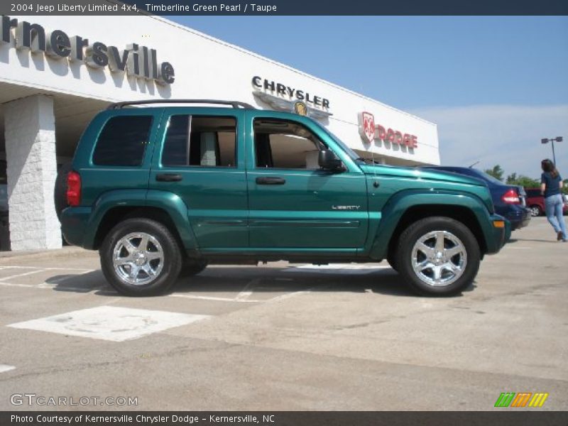 Timberline Green Pearl / Taupe 2004 Jeep Liberty Limited 4x4