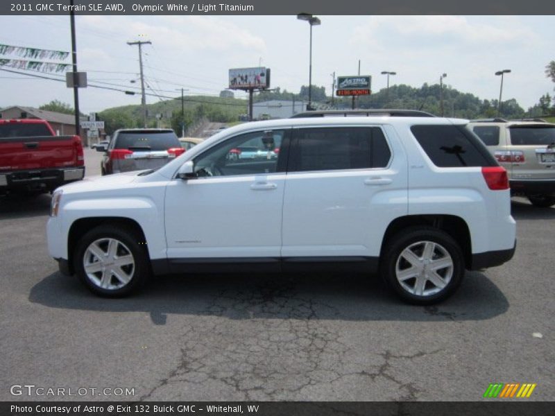 Olympic White / Light Titanium 2011 GMC Terrain SLE AWD