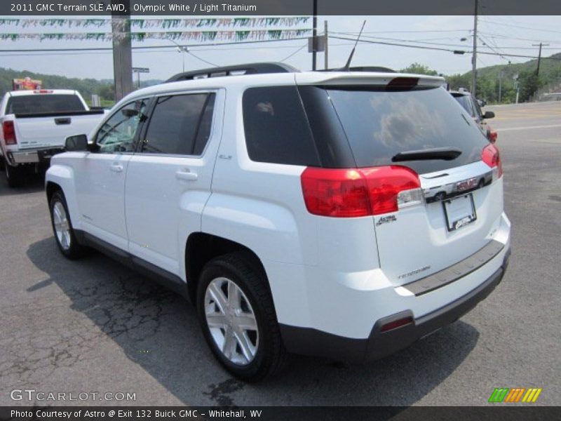 Olympic White / Light Titanium 2011 GMC Terrain SLE AWD