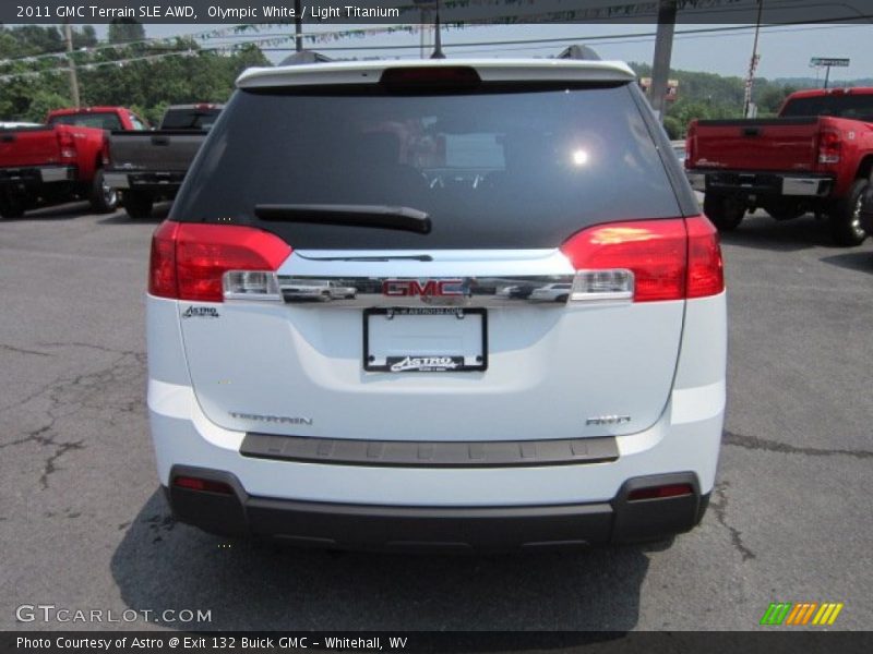 Olympic White / Light Titanium 2011 GMC Terrain SLE AWD
