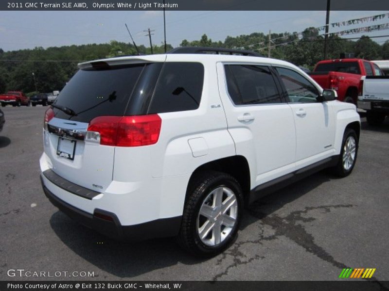 Olympic White / Light Titanium 2011 GMC Terrain SLE AWD