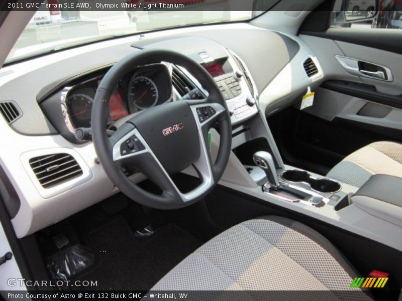 Olympic White / Light Titanium 2011 GMC Terrain SLE AWD