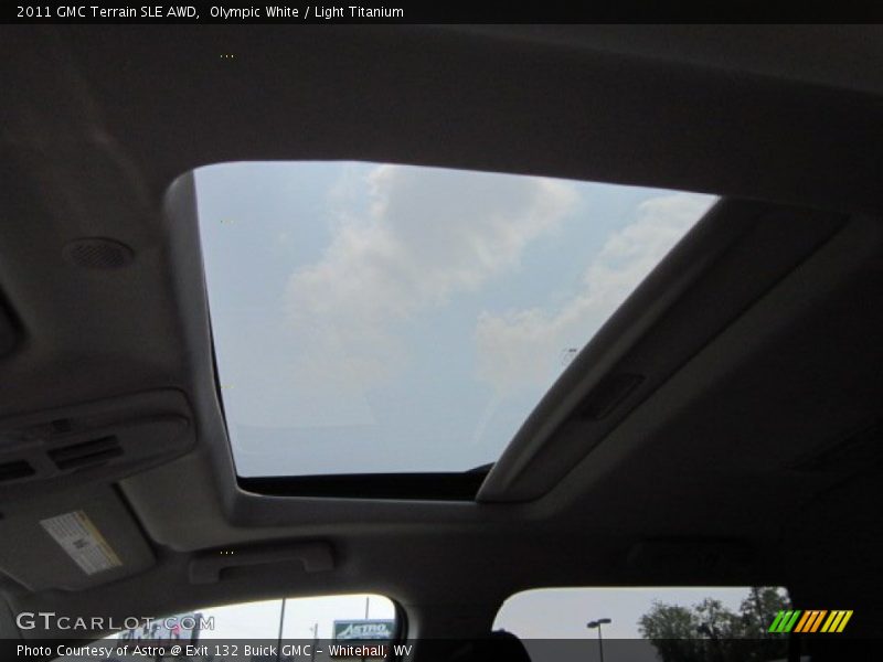 Olympic White / Light Titanium 2011 GMC Terrain SLE AWD