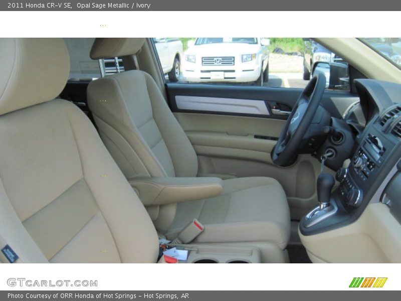 Opal Sage Metallic / Ivory 2011 Honda CR-V SE