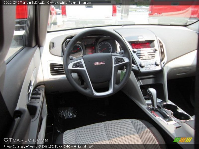 Olympic White / Light Titanium 2011 GMC Terrain SLE AWD