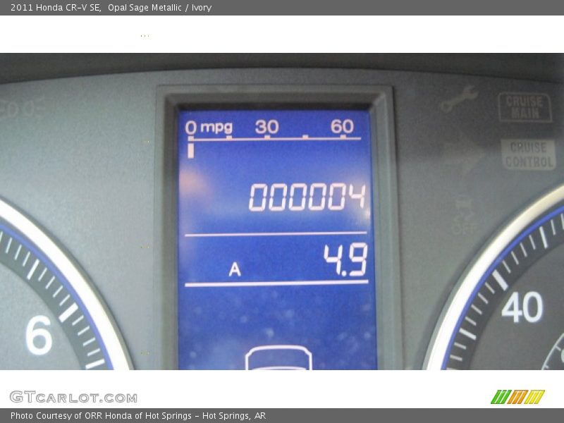 Opal Sage Metallic / Ivory 2011 Honda CR-V SE