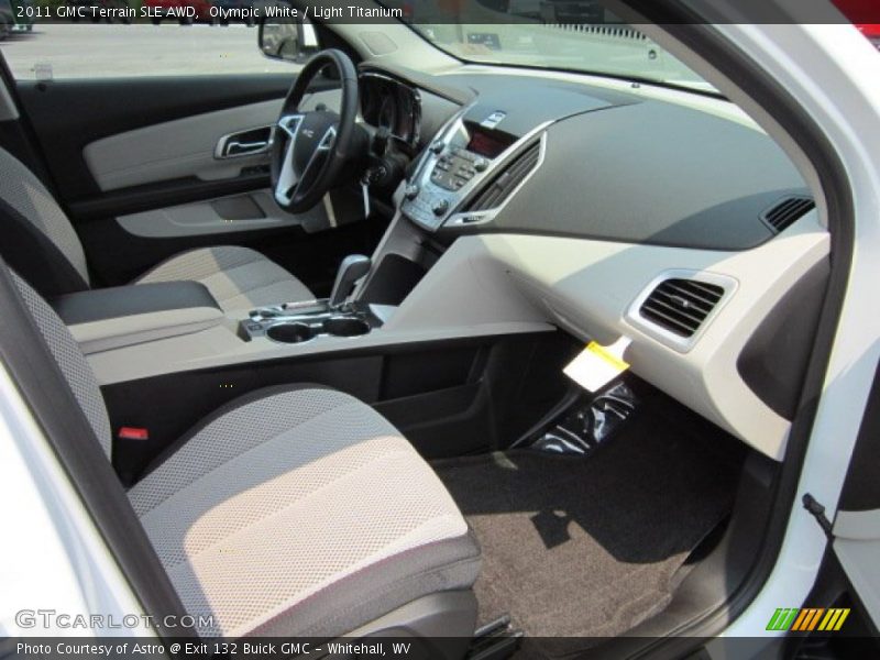 Olympic White / Light Titanium 2011 GMC Terrain SLE AWD