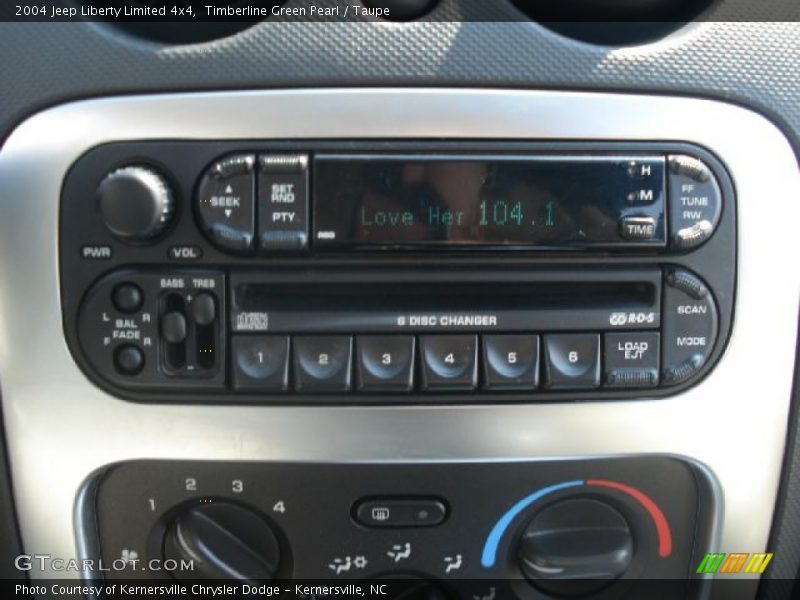Timberline Green Pearl / Taupe 2004 Jeep Liberty Limited 4x4