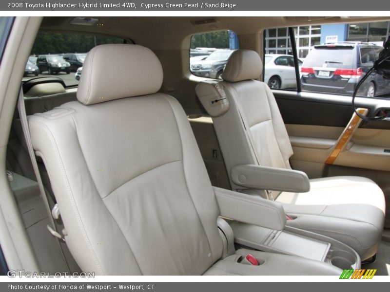Cypress Green Pearl / Sand Beige 2008 Toyota Highlander Hybrid Limited 4WD