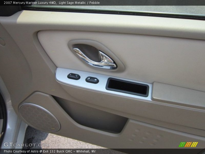 Light Sage Metallic / Pebble 2007 Mercury Mariner Luxury 4WD