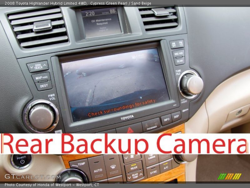 Cypress Green Pearl / Sand Beige 2008 Toyota Highlander Hybrid Limited 4WD