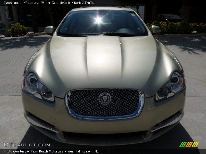 Winter Gold Metallic / Barley/Truffle 2009 Jaguar XF Luxury