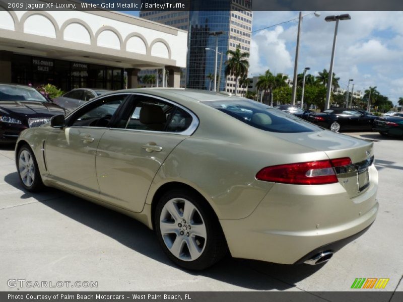 Winter Gold Metallic / Barley/Truffle 2009 Jaguar XF Luxury