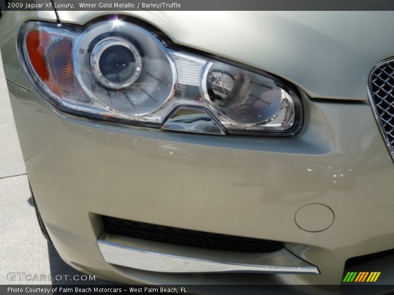 Winter Gold Metallic / Barley/Truffle 2009 Jaguar XF Luxury