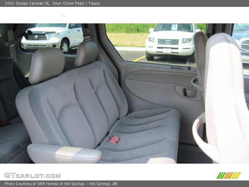 Onyx Green Pearl / Taupe 2002 Dodge Caravan SE