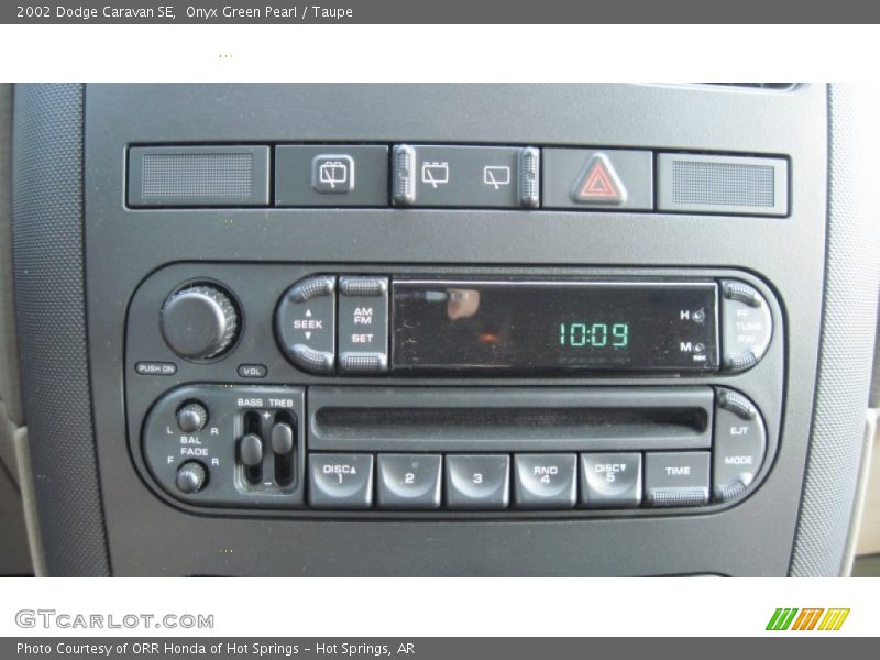 Controls of 2002 Caravan SE