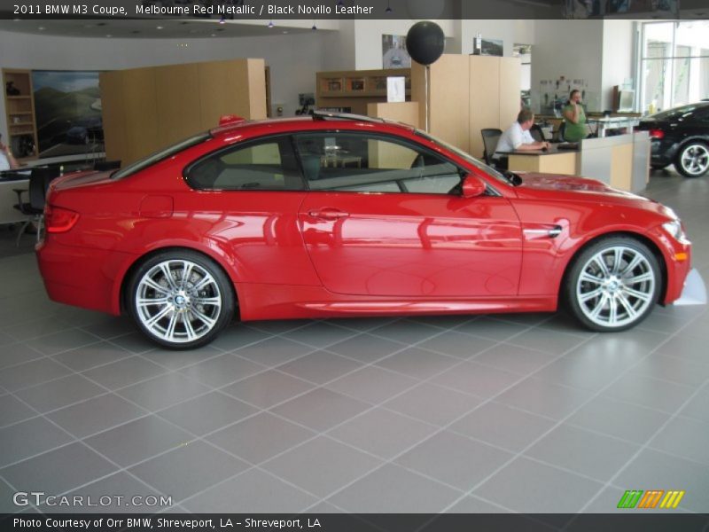 Melbourne Red Metallic / Black Novillo Leather 2011 BMW M3 Coupe