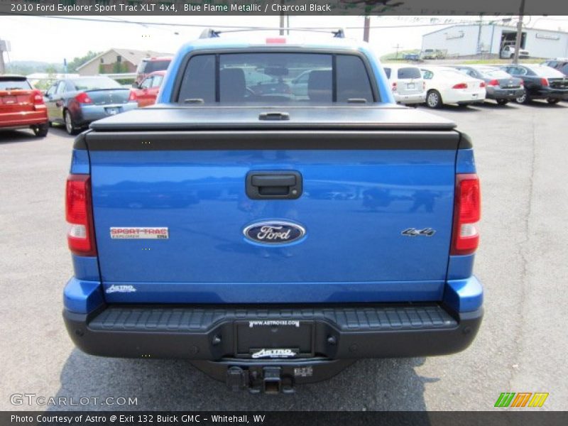 Blue Flame Metallic / Charcoal Black 2010 Ford Explorer Sport Trac XLT 4x4
