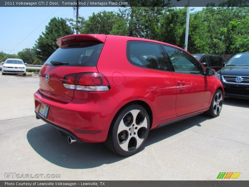 Tornado Red / Interlagos Plaid Cloth 2011 Volkswagen GTI 2 Door