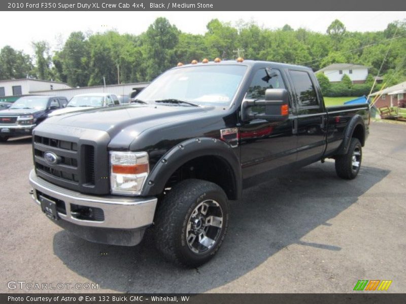 Front 3/4 View of 2010 F350 Super Duty XL Crew Cab 4x4