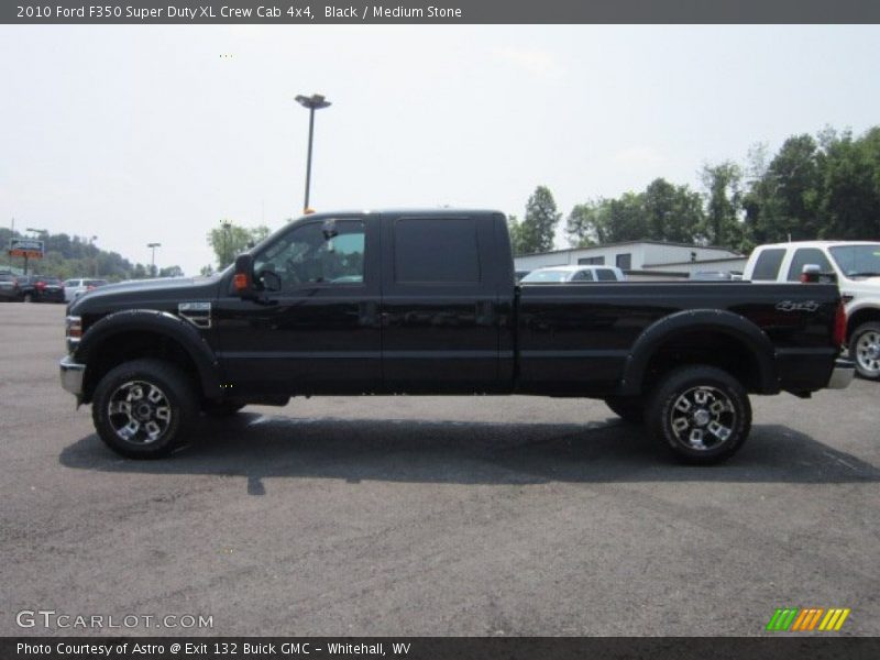 Black / Medium Stone 2010 Ford F350 Super Duty XL Crew Cab 4x4