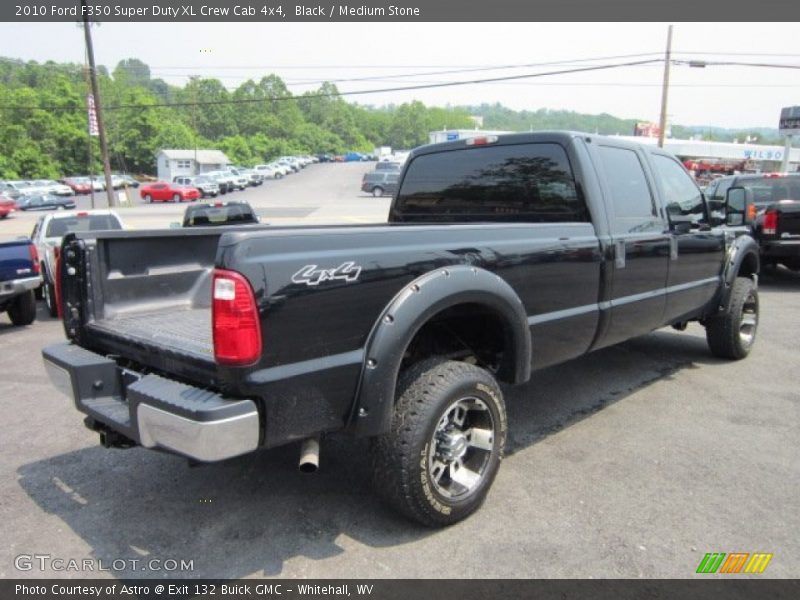 Black / Medium Stone 2010 Ford F350 Super Duty XL Crew Cab 4x4