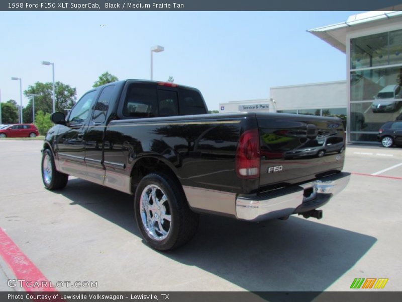Black / Medium Prairie Tan 1998 Ford F150 XLT SuperCab