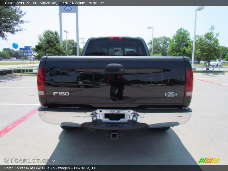 Black / Medium Prairie Tan 1998 Ford F150 XLT SuperCab
