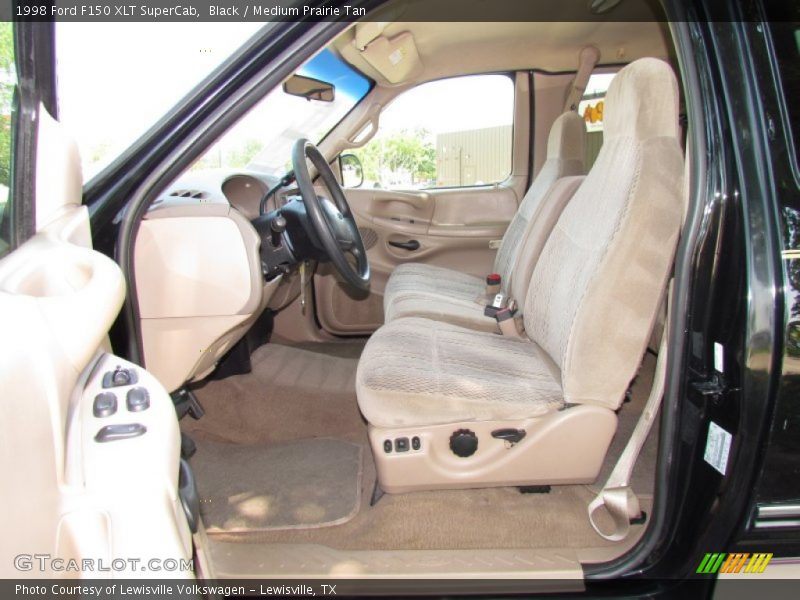 Black / Medium Prairie Tan 1998 Ford F150 XLT SuperCab