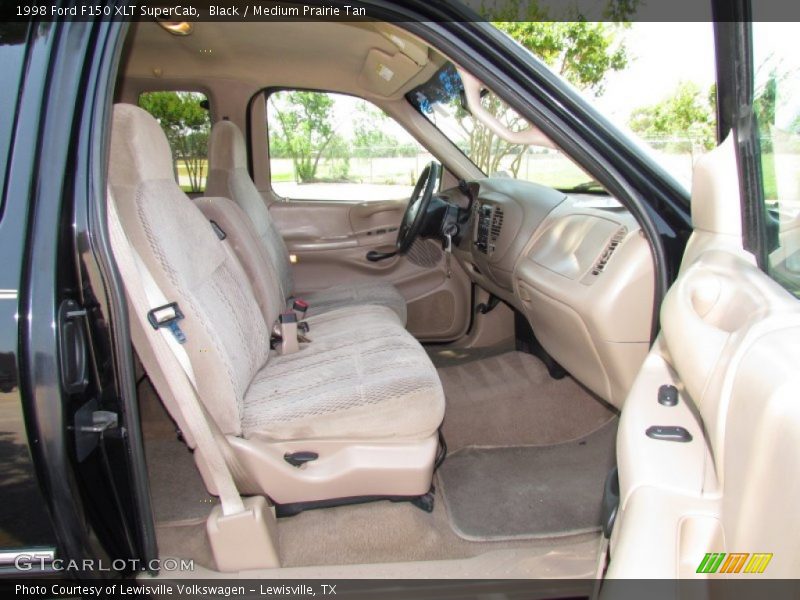 Black / Medium Prairie Tan 1998 Ford F150 XLT SuperCab