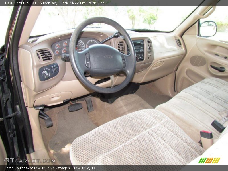 Medium Prairie Tan Interior - 1998 F150 XLT SuperCab 
