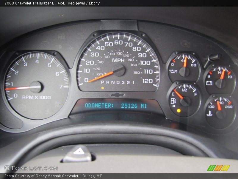 Red Jewel / Ebony 2008 Chevrolet TrailBlazer LT 4x4