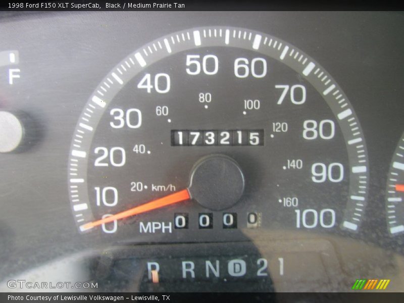 Black / Medium Prairie Tan 1998 Ford F150 XLT SuperCab