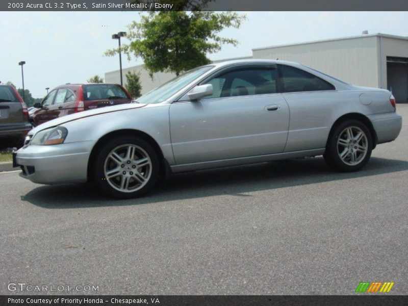 Satin Silver Metallic / Ebony 2003 Acura CL 3.2 Type S