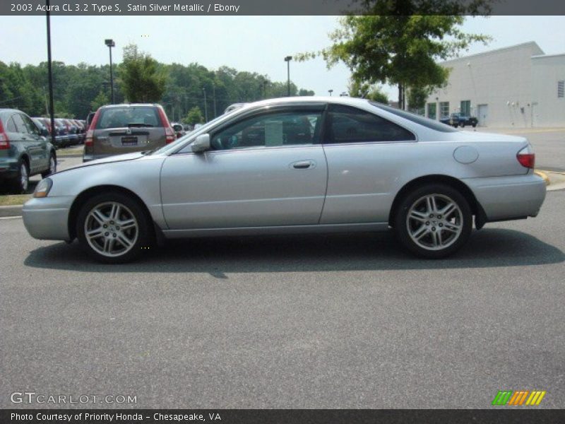 Satin Silver Metallic / Ebony 2003 Acura CL 3.2 Type S