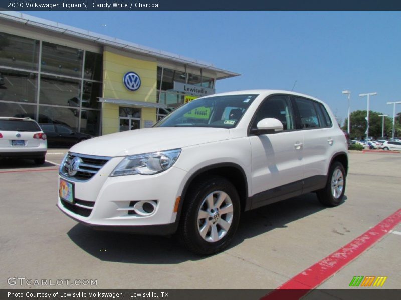 Candy White / Charcoal 2010 Volkswagen Tiguan S
