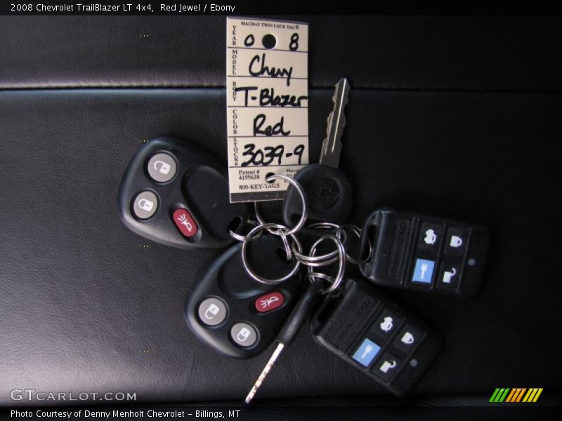 Red Jewel / Ebony 2008 Chevrolet TrailBlazer LT 4x4