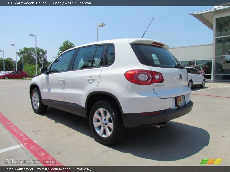 Candy White / Charcoal 2010 Volkswagen Tiguan S