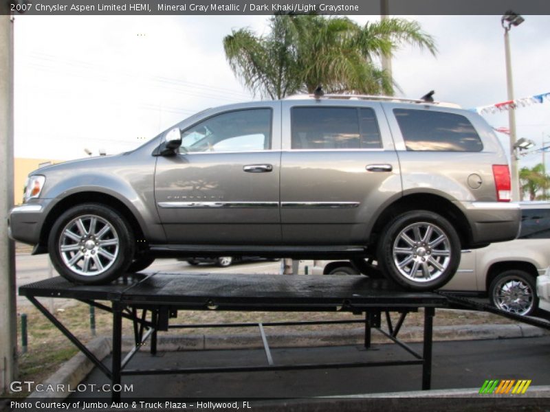 Mineral Gray Metallic / Dark Khaki/Light Graystone 2007 Chrysler Aspen Limited HEMI
